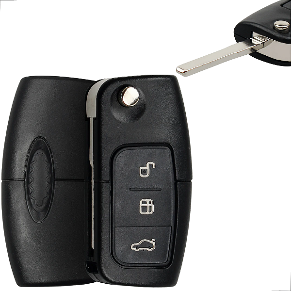 Chave Canivete Ford Ecosport 2014 2015 2016 2017 Substituição