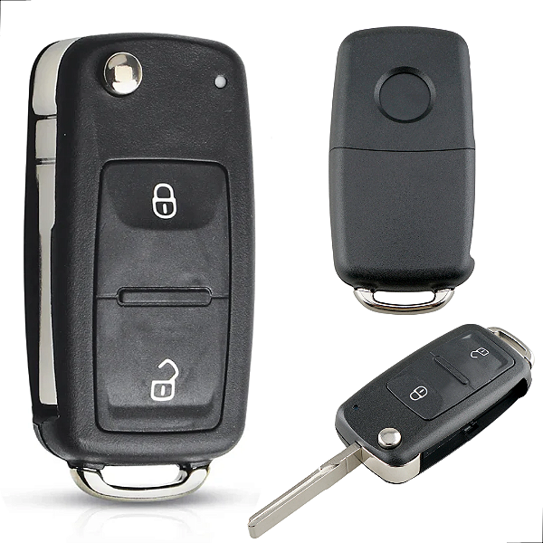 Carcaça Chave Canivete Vw G6 2 Botões Gol Saveiro Voyage Up