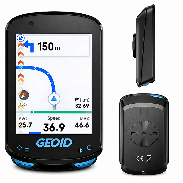 Ciclocomputador para Ciclismo Ant Tela Colorida 2.4 Geoid Cc600