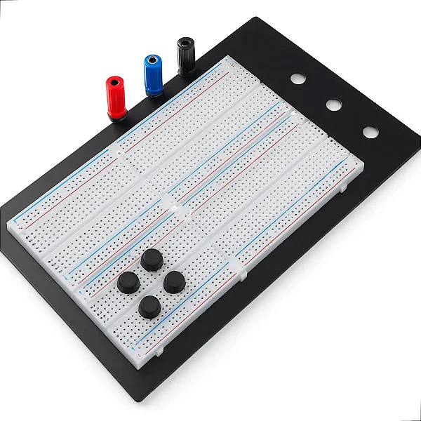 Protoboard 1660 Pontos Com Base Metal Para Arduino Pic
