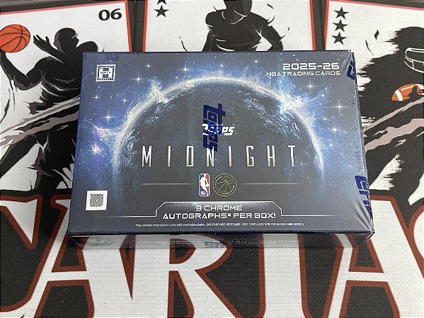 Break 461 - 25-26 Topps Midnight NBA Hobby Box - 3 Autos - Leia a decrição - Escolha o seu time