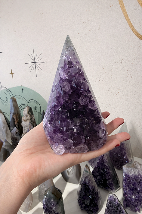 Ametista - drusa/ponta