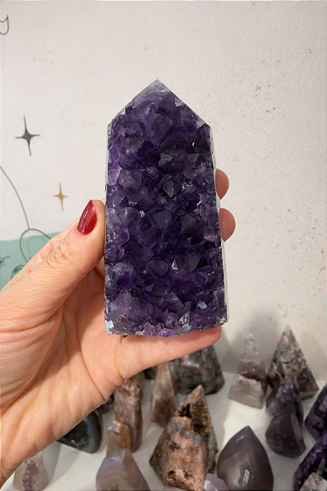Ametista - drusa/ponta