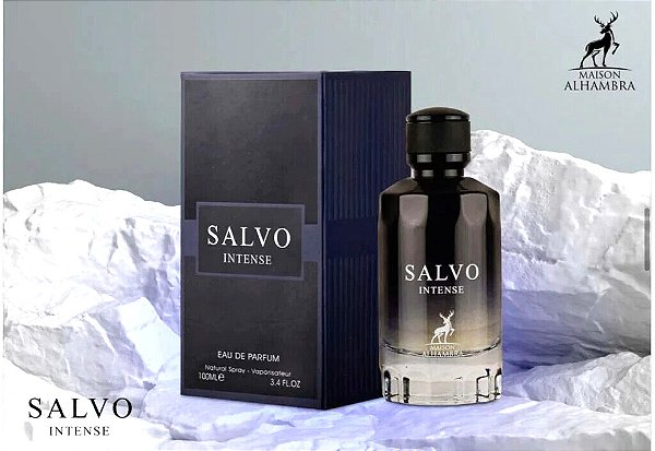 SALVO INTENSE - MAISON ALHAMBRA - PERFUME MASCULINO - EDP - Ella Perfumes