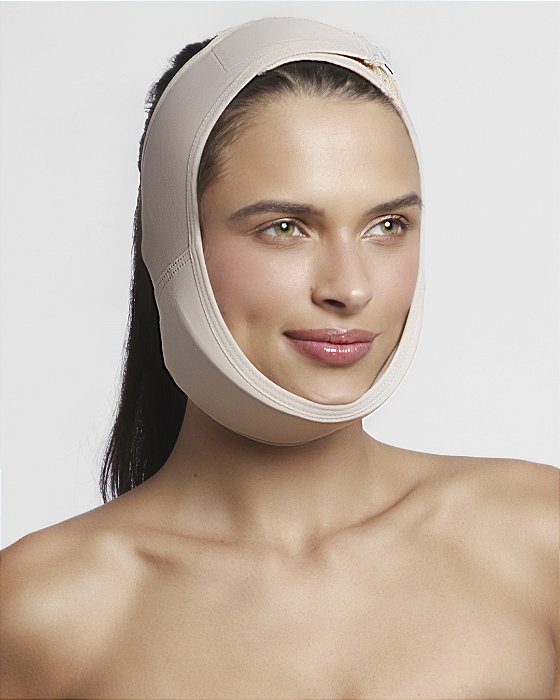 MASCARA FACIAL COM PLACA PARA COMPRESSÃO NA PAPADA