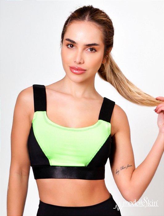 Top Fitness com Tecido Infravermelho e Alça Larga – Performance e Conforto para o Dia a Dia