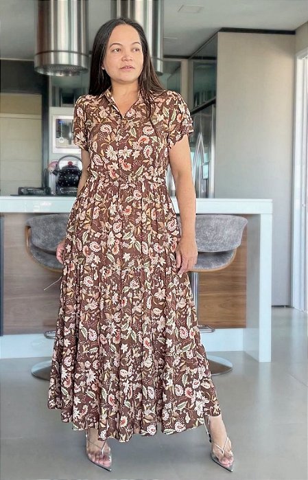 Vestido Aurora estampado Marca Helpchik
