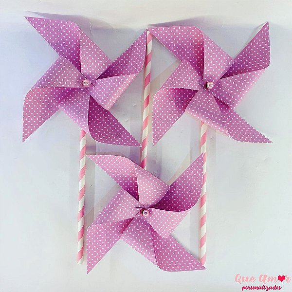 Catavento Giratório Rosa Poá