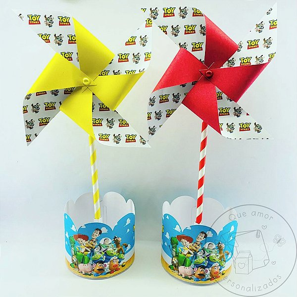 Catavento Giratório com Base no Tema Toy Story
