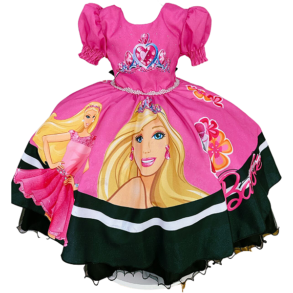 Vestido Infantil Princesa Jardim Encantado Vermelho Luxo