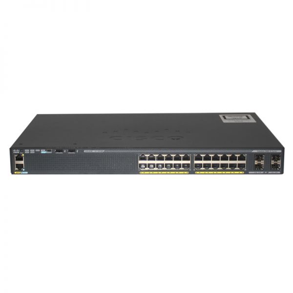 Cisco Catalyst WS-C2960X-24TS-L - Switch Catalyst 2960-X 24 GigE, 4 x 1G SFP, LAN Base - Seminovo com Garantia