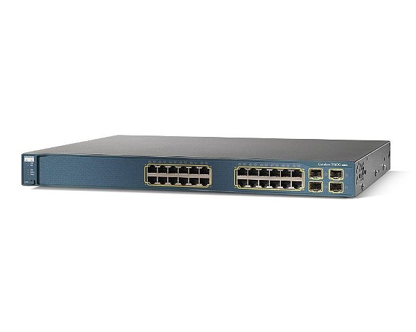 Cisco Catalyst WS-C3560G-24TS-S - Catalyst switch 3560 24 10/100/1000T + 4 SFP + IPB - Seminovo com Garantia