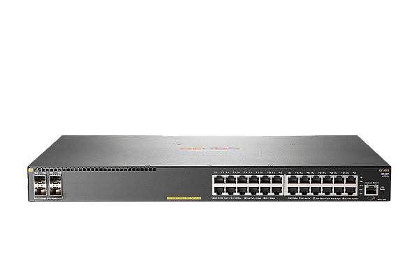 Switch Hpe Aruba JL255A 2930F 24G Portas POE+ 4 SFP+ *Preço válido para empresas de SP com inscrição estadual*