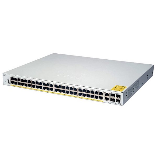 Switch Cisco Catalyst C1000-48P-4G-L - CATALYST 1000 48PORT GE, POE 4X1G SFP *Preço válido para empresas de SP com inscrição estadual*