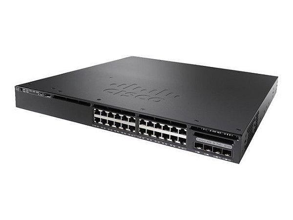 Switch Cisco Catalyst WS-C3650-24TS-E - 	 Cisco Catalyst 3650 24 Port Data 4x1G Uplink IP Services - seminovo com garantia *Preço válido para empresas de SP com inscrição estadual*