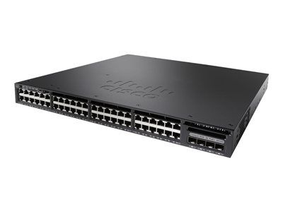 Switch Cisco Catalyst WS-C3650-48PS-E - 	 Cisco Catalyst 3650 48 Port PoE 4x1G Uplink IP Services - seminovo com garantia *Preço válido para empresas de SP com inscrição estadual*