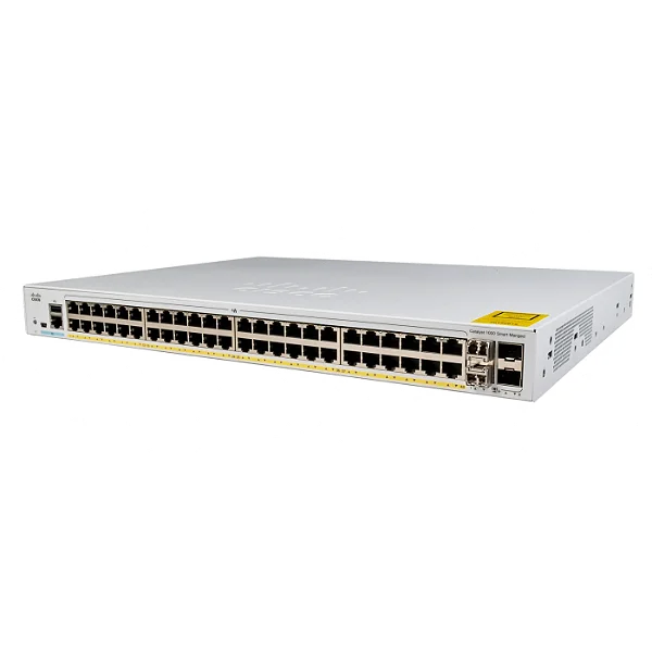 Switch Cisco Catalyst C1000-48T-4X-L - Cisco CATALYST 1000 48PORT GE 4X10G SFP *Preço válido para empresas de SP com inscrição estadual*