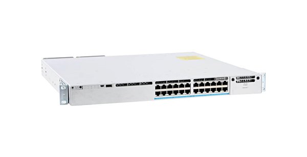 Switch Cisco Catalyst C9300-24T-A - Catalyst 9300 24-port 1G copper with modular uplinks, data only, Network Advantage -  Seminovo com garantia *Preço válido para empresas de SP com inscrição estadual*