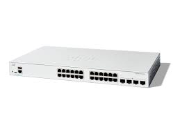Switch Cisco C1200-24T-4G - CATALYST 1200 24-PORT GE, 4X1G SFP - Substitui o CBS250-24T-4G