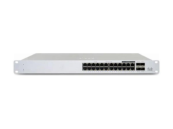 SWITCH MERAKI MS130-24P-HW - BUNDLE MERAKI COMPOSTO POR: 1X MS130-24P-HW, 1X LIC-MS130-24-3Y, 1X MA-PWR-CORD-BR