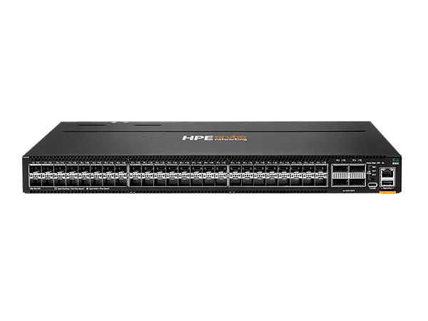Switch HPE Aruba - R9W90A - HPE Aruba Networking CX 8100 48x10G SFP+ 4x40/100G QSFP28 FB Airflow 3Fan 2AC PSU Switch Bdl