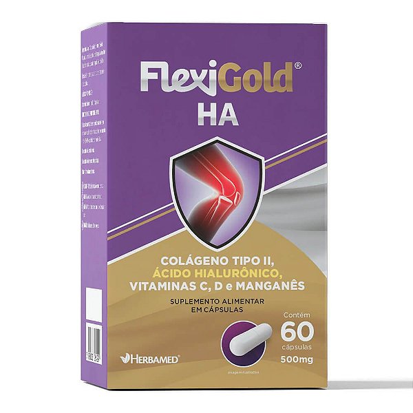 Flexigold HA - 60 Cápsulas - Herbamed