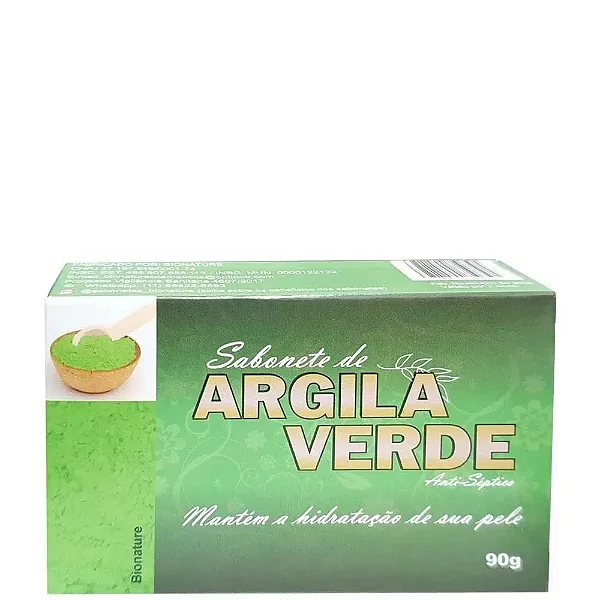 Sabonete de Argila Verde 90g - Bionature
