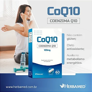 CoQ 10 - 60 Cápsulas - Herbamed