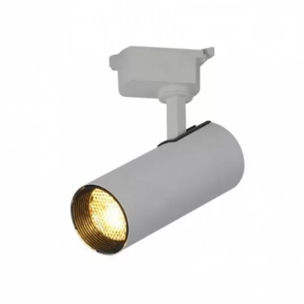 Spot de Trilho LED Opha Anti-ofuscante 3000K 10W Bivolt 5x14x9cm Alumínio Branco | Nordecor