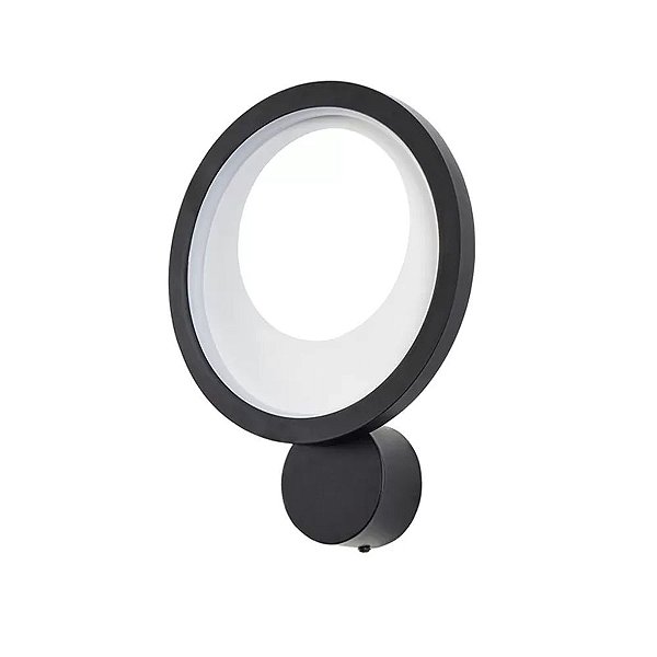 Arandela Led Zahal 15W 3000K Preto Fosco | Nordecor 2510
