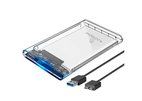 CASE SATA NOTEBOOK 2.5 USB 3.0 HD OU SSD (ECASE-300) EXBOM