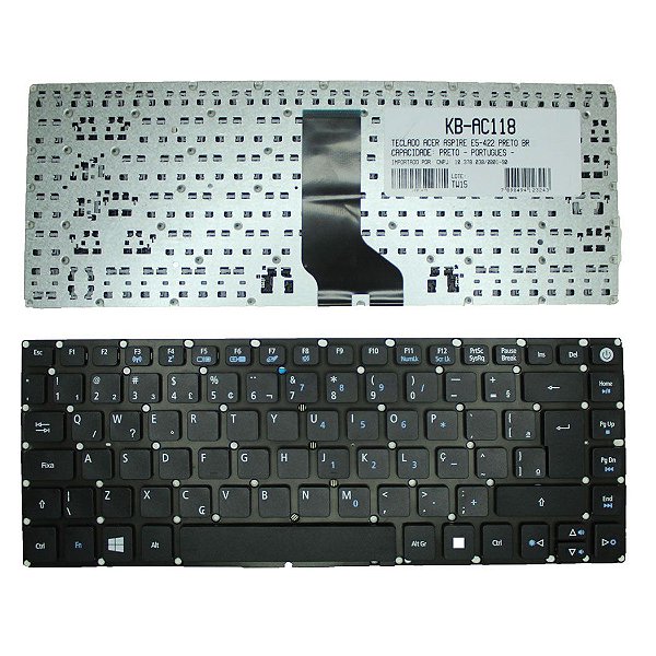 TECLADO ACER (14 POL.) E5-422/E5-452G/E5-473/E5-473G/E5-473T/ACER TRAVELMATE P449 INTERNO C.POWER