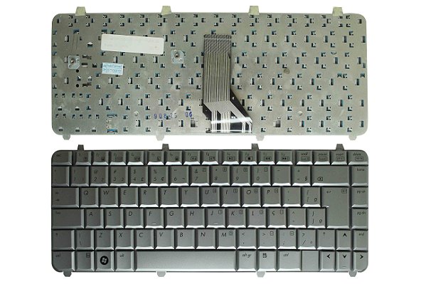 TECLADO HP DV5-1000 PRATA