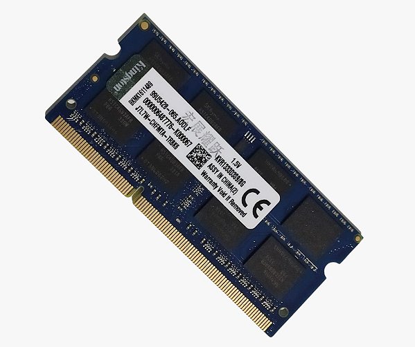 MEMÓRIA 8GB DDR3 PC3 1.5V PARA NOTEBOOK 1600MHZ
