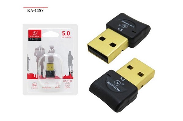 ADAPTADOR BLUETOOTH USB NANO 5.0 (KA-1188) KAPBOM