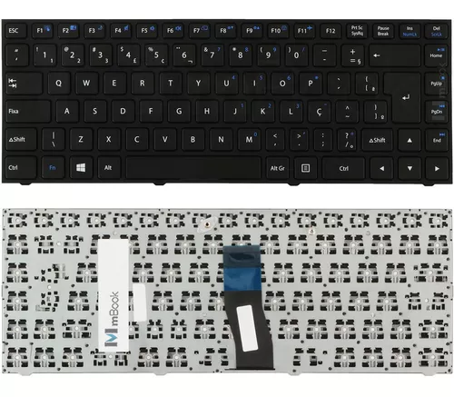 TECLADO POSITIVO PREMIUM XS7010/XS3210/XS7210/XS7205/XS4005/XS4200/N130I (n250i confirmar)