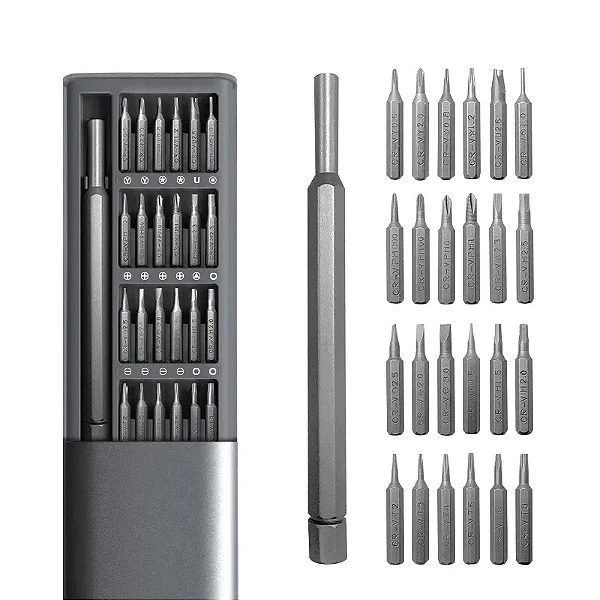 KIT CHAVES DE PRECISÃO 24 EM 1 TORX FENDA Y MANUTENÇÃO CELULAR