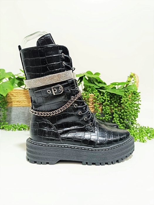 Coturno Tratorado Croco