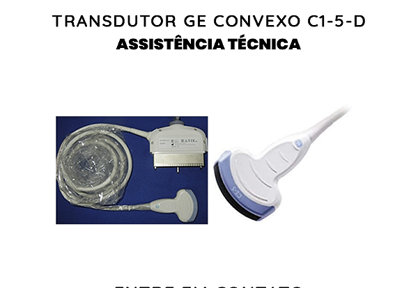 Transdutor Ge Convexo C1 5 d