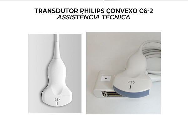 Transdutor Philips Convexo C6 2