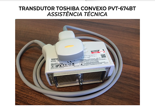 Transdutor Toshiba Convexo Pvt 674bt