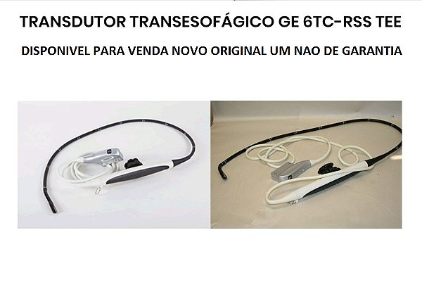 VENDO TRANSDUTOR TRANSESOFAGICO GE 6Tc Rs NOVO A PRONTO ENTREGA