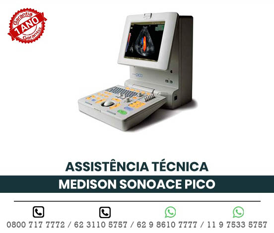 ASSISTENCIA TECNICA ULTRASSOM PORTATIL MEDISON SONOACE PICO