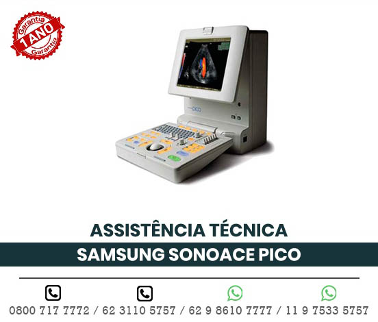 ASSISTENCIA TECNICA ULTRASSOM PORTATIL SAMSUNG MEDISON SONOACE PICO