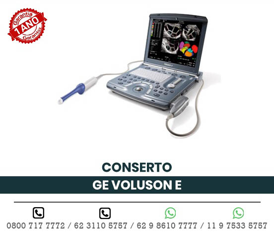 CONSERTO ULTRASSOM PORTATIL GE VOLUSON E