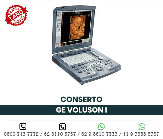 CONSERTO ULTRASSOM PORTATIL GE VOLUSON I