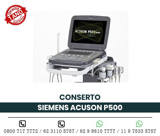 CONSERTO ULTRASSOM PORTATIL SIEMENS ACUSON P500