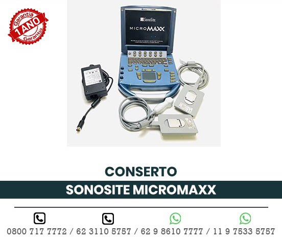 CONSERTO ULTRASSOM PORTATIL SONOSITE MICROMAXX