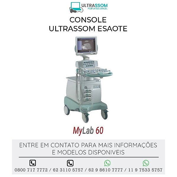 CONSOLE ULTRASSOM ESAOTE MYLAB 60