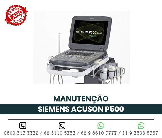 MANUTENCAO ULTRASSOM PORTATIL SIEMENS ACUSON P500